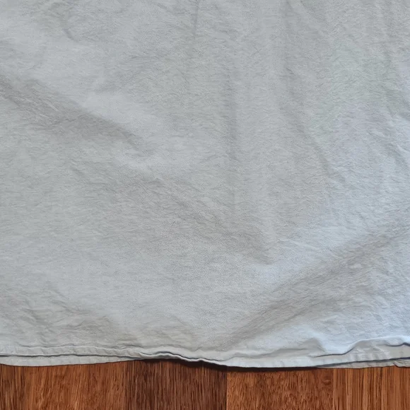 DANIEL CREMIEUX mens Short Sleeve Button Dress Shirt Size LARGE COLOR BLUE LL11 - Picture 12 of 16